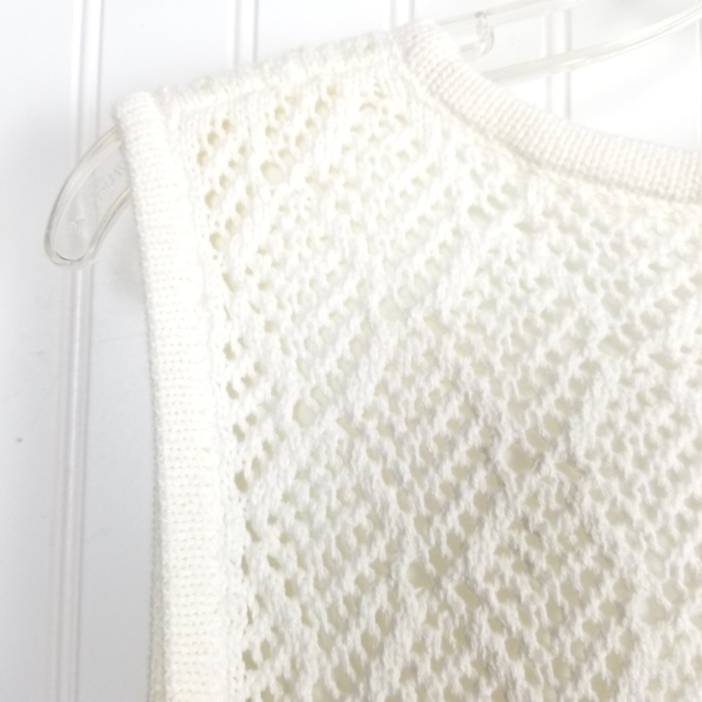 The Drop NWT Womens Ritu Crochet Maxi Dress Size XL White Romantic Cottagecore - Picture 8 of 13